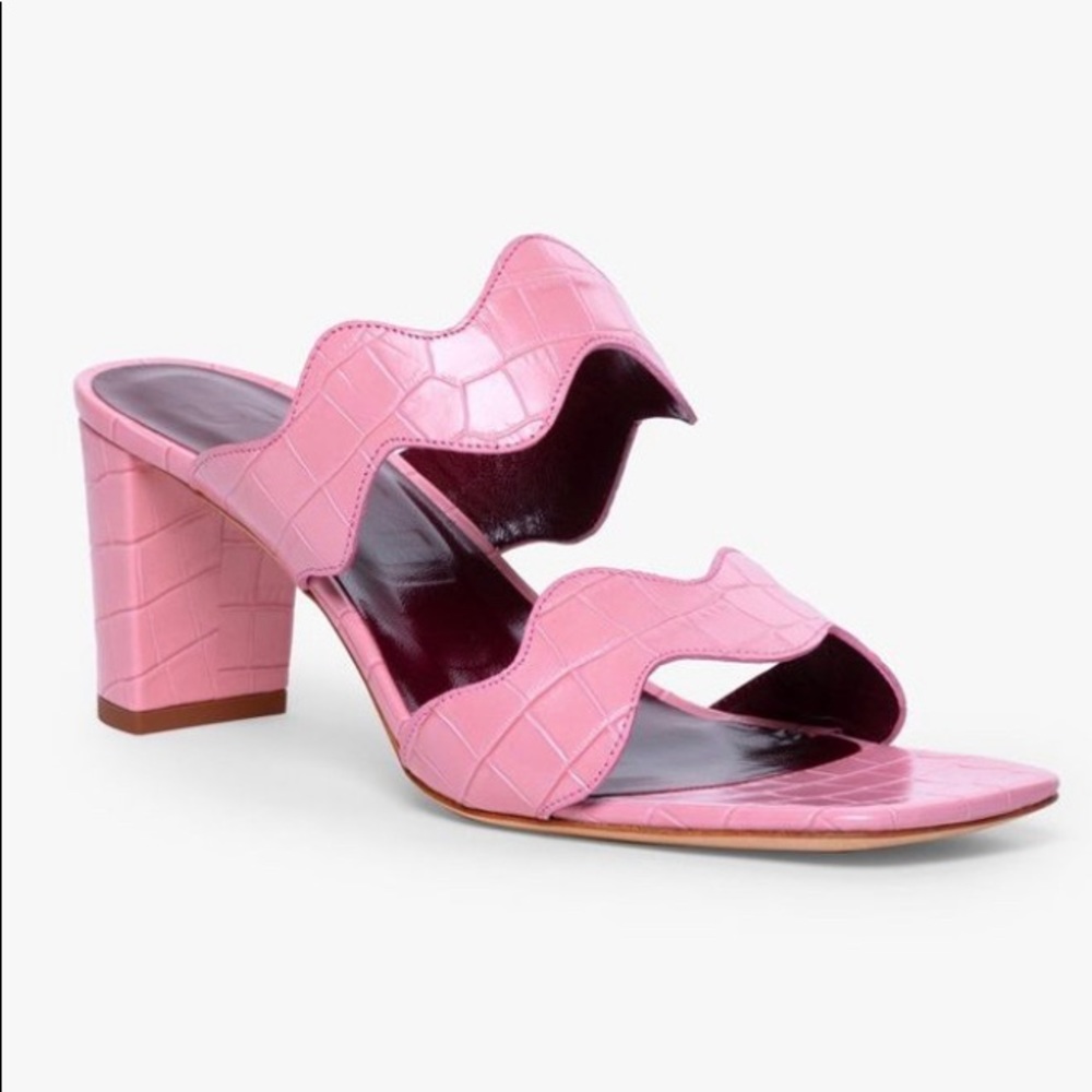 Staud NWT Frankie Wavy Sandals Sz 38